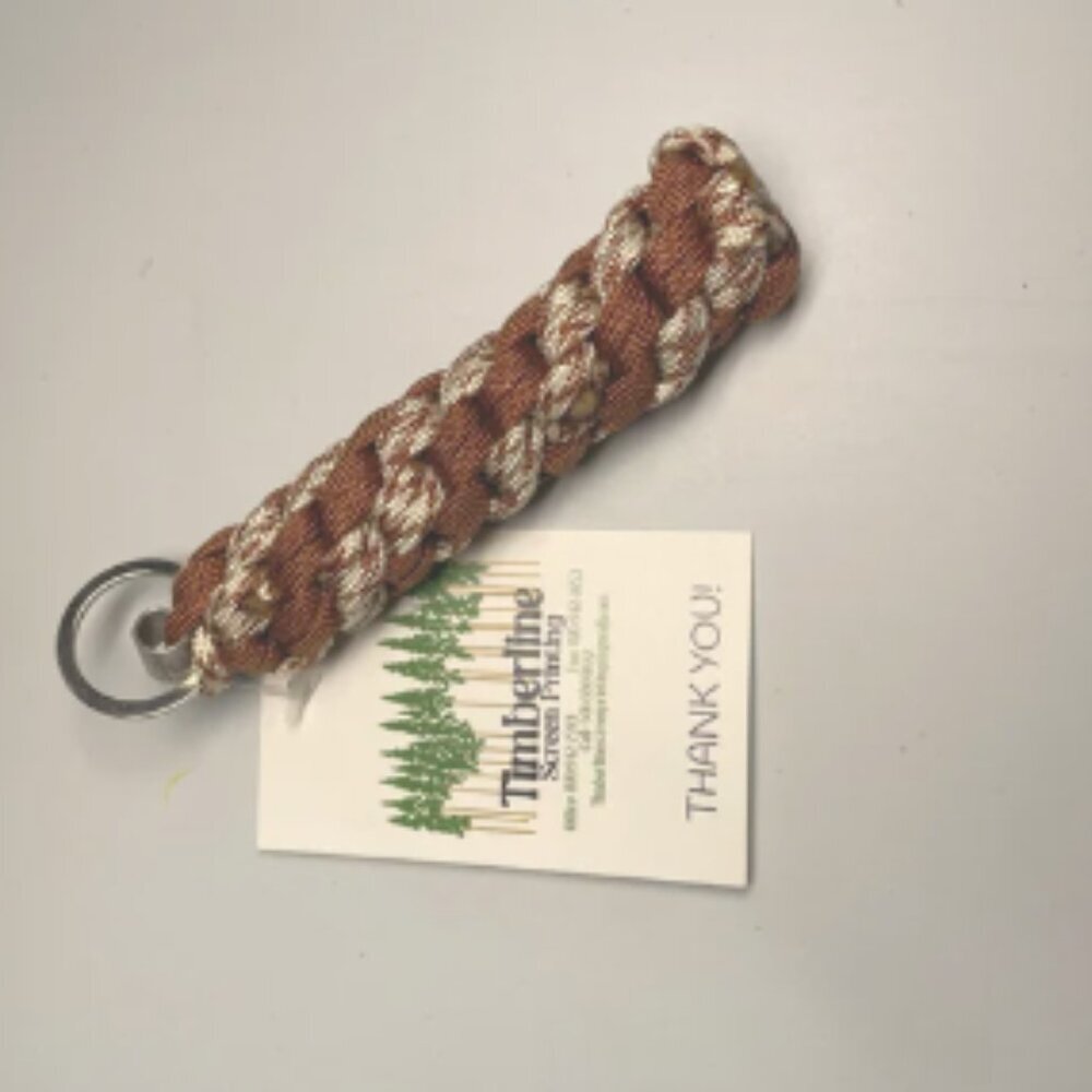 PARACORD: KEY CHAIN ANTIQUE & RUST